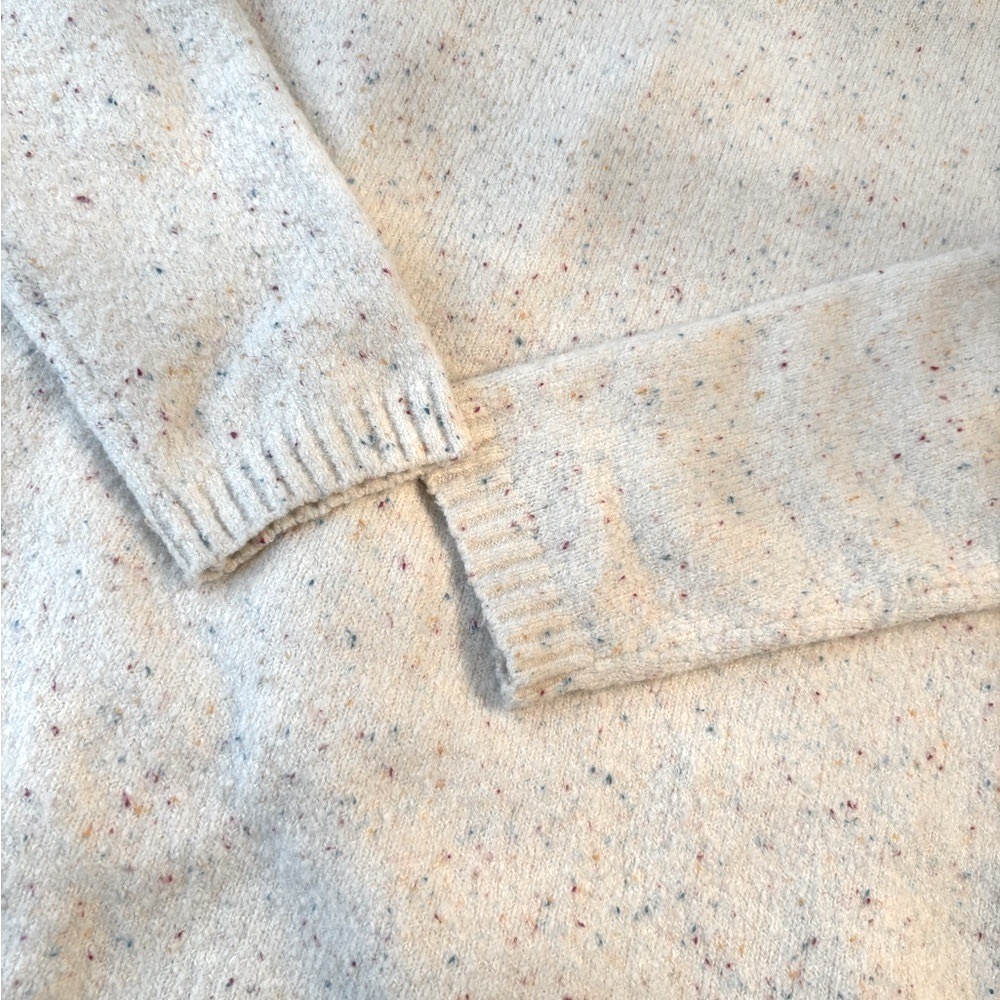 Shrinking Violet Open Back Gray Sweater. Women’s Sz-M Confetti | Neutral EUC - Picture 11 of 14